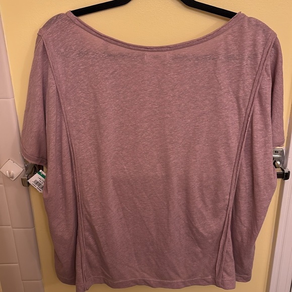 Max Studio Linen Blend Top Size XL - Picture 4 of 6